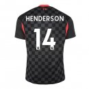 Maglia Liverpool NO.14 Henderson Terza 2020/2021 Nero