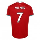 Maglia Liverpool NO.7 Milner Prima 2020/2021 Rosso