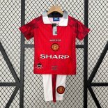 Maglia Manchester United Prima Bambino Retro 1996 1997