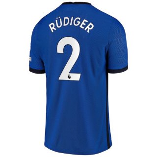 Maglia Chelsea NO.2 Rudiger Prima 2020/2021 Blu