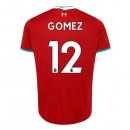 Maglia Liverpool NO.12 Gomez Prima 2020/2021 Rosso