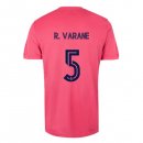 Maglia Real Madrid Seconda NO.5 Varane 2020/2021 Rosa