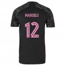 Maglia Real Madrid Terza NO.12 Marcelo 2020/2021 Nero