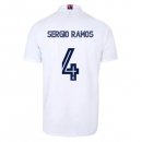 Maglia Real Madrid Prima NO.4 Sergio Ramos 2020/2021 Bianco