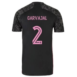 Maglia Real Madrid Terza NO.2 Carvajal 2020/2021 Nero