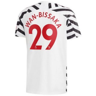 Maglia Manchester United NO.29 Wan Bissaka Terza 2020/2021 Bianco