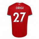 Maglia Liverpool NO.27 Origi Prima 2020/2021 Rosso
