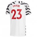 Maglia Manchester United NO.23 Shaw Terza 2020/2021 Bianco