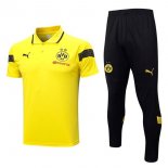 Polo Borussia Dortmund Set Completo 2023/2024 Giallo