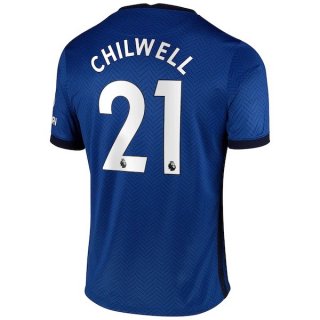Maglia Chelsea NO.21 Chilwell Prima 2020/2021 Blu