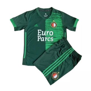 Maglia Feyenoord Rotterdam Seconda Bambino 2021/2022 Verde