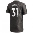 Maglia Manchester United NO.31 Matic Seconda 2020/2021 Nero