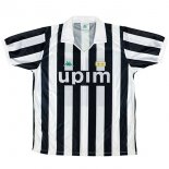 Thailandia Maglia Juventus Prima Retro 1991 1992 Nero Bianco