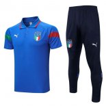 Polo Italia Set Completo 2023/2024 Blu 2
