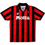 Thailandia Maglia AC Milan Prima Retro 1993 1994 Nero Rosso