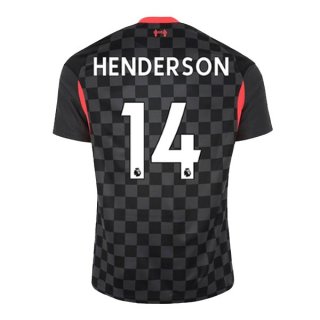 Maglia Liverpool NO.14 Henderson Terza 2020/2021 Nero
