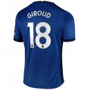 Maglia Chelsea NO.18 Giroud Prima 2020/2021 Blu