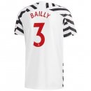 Maglia Manchester United NO.3 Bailly Terza 2020/2021 Bianco