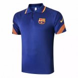 Polo Barcellona 2020/2021 Blu Arancione