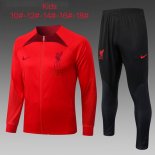 Bambino Giacca Liverpool 2023 Rosso Nero