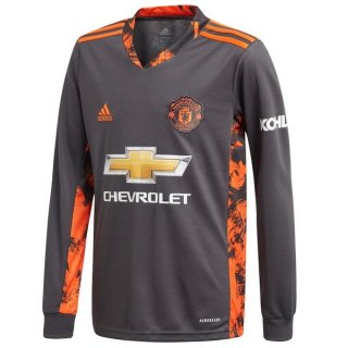 Thailandia Maglia Manchester United Prima ML Portiere 2020/2021 Grigio Thailandia Maglia Manchester United Prima ML Portiere 2020/2021 Grigio