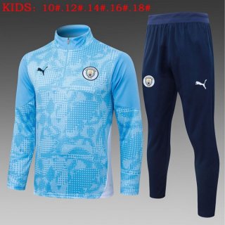 Bambino Felpa Allenamento Manchester City 2026/2027 Blu