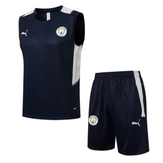 Maglia Manchester City Senza Maniche 2022 Blu Maglia Manchester City Senza Maniche 2022 Blu