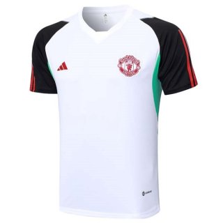Maglia Formazione Manchester United 2023/2024 Bianco Maglia Formazione Manchester United 2023/2024 Bianco
