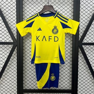 Maglia Al-Nassr FC Primera Bambino 2024/2025 Maglia Al-Nassr FC Primera Bambino 2024/2025