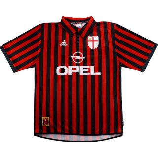 Thailandia Maglia AC Milan Prima Retro 1999 2000 Rosso