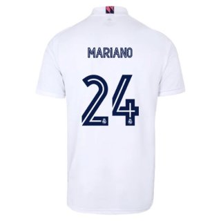 Maglia Real Madrid Prima NO.24 Mariano 2020/2021 Bianco