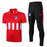 Polo Atletico Madrid Set Completo 2020/2021 Rosso Nero