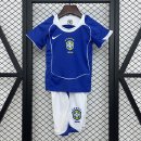 Maglia Brasile Seconda Bambino Retro 2004