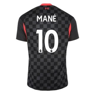 Maglia Liverpool NO.10 Mane Terza 2020/2021 Nero Maglia Liverpool NO.10 Mane Terza 2020/2021 Nero