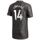 Maglia Manchester United NO.14 Lingard Seconda 2020/2021 Nero