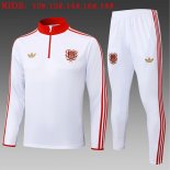 Bambino Felpa Allenamento Bayern Monaco 125th 2025/2026 Bianco 5