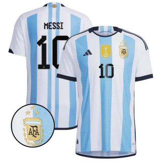 3 Stelle Tailandia Maglia Argentina Prima Messi 2022/2023 3 Stelle Tailandia Maglia Argentina Prima Messi 2022/2023