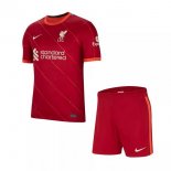 Maglia Liverpool Prima Bambino 2021/2022 Rosso