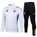 Felpa Allenamento Manchester United 2025/2026 Bianco 5