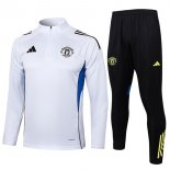 Felpa Allenamento Manchester United 2025/2026 Bianco 5