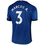 Maglia Chelsea NO.3 Marcos A. Prima 2020/2021 Blu