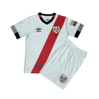 Maglia Rayo Vallecano Prima Bambino 2020/2021 Bianco Maglia Rayo Vallecano Prima Bambino 2020/2021 Bianco