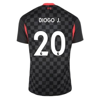 Maglia Liverpool NO.20 Diogo Jota Terza 2020/2021 Nero Maglia Liverpool NO.20 Diogo Jota Terza 2020/2021 Nero