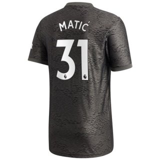 Maglia Manchester United NO.31 Matic Seconda 2020/2021 Nero Maglia Manchester United NO.31 Matic Seconda 2020/2021 Nero