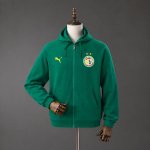Felpa Cappuccio Senegal Full-Zip 2026/2027 Verde