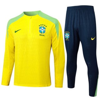 Felpa Allenamento Brasile 2024/2025 Giallo Felpa Allenamento Brasile 2024/2025 Giallo