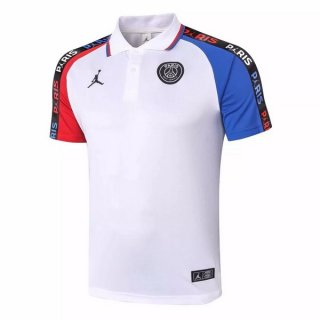 Polo Paris Saint Germain 2020/2021 Bianco Rosso Blu