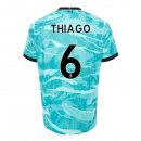 Maglia Liverpool NO.6 Thiago Seconda 2020/2021 Blu