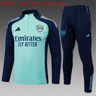 Bambino Felpa Allenamento Arsenal 2025/2026 Verde 5 Bambino Felpa Allenamento Arsenal 2025/2026 Verde 5