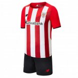 Maglia Athletic Bilbao Prima Bambino 2021/2022 Rosso